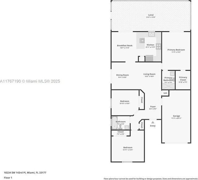 18234 SW 143rd Pl, Miami, FL 33177 - view of layout