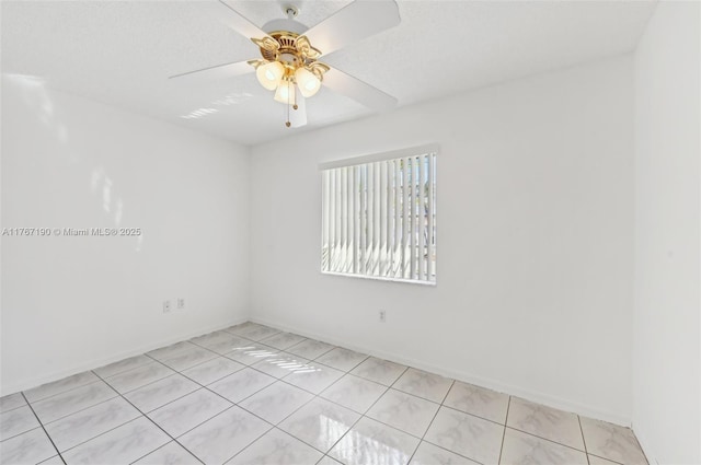 18234 SW 143rd Pl, Miami, FL 33177 - spare room with baseboards and ceiling fan
