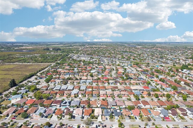 18234 SW 143rd Pl, Miami, FL 33177 - drone / aerial view featuring a residential view