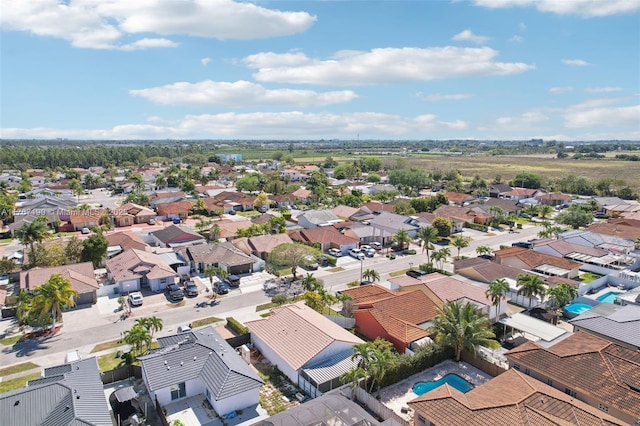 18234 SW 143rd Pl, Miami, FL 33177 - bird's eye view with a residential view