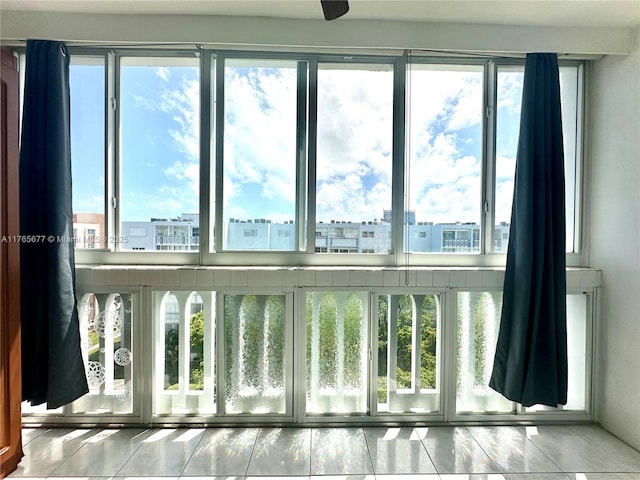 details featuring a city view