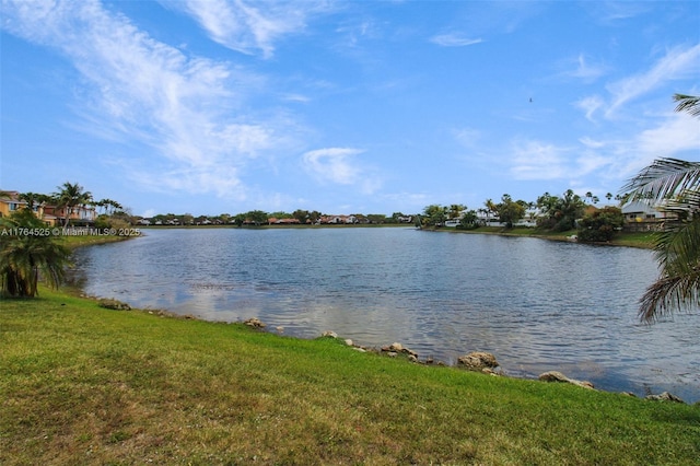 property view of water