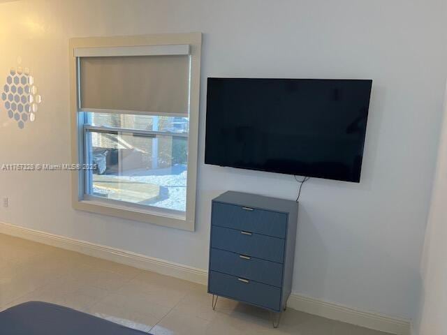 interior space with baseboards