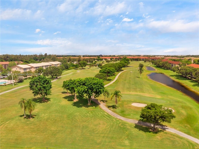 drone / aerial view of a golf club