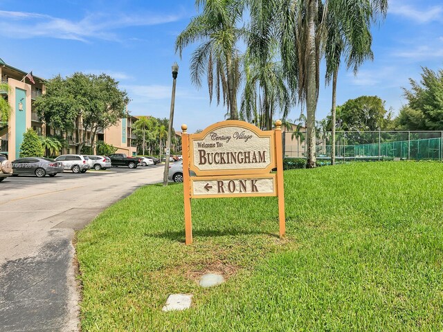 1200 SW 137th Ave Unit 406E, Pembroke Pines, FL 33027 - community / neighborhood sign with uncovered parking