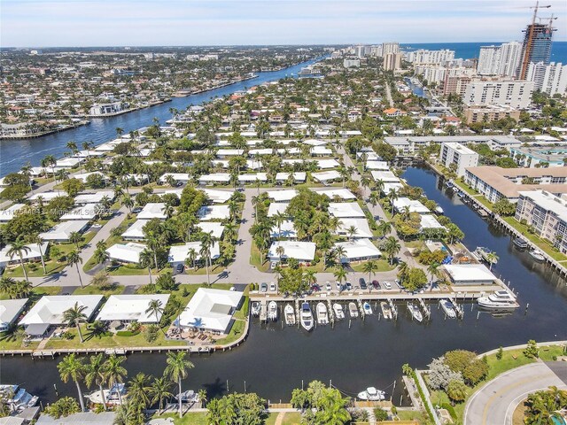 1431 S Ocean Blvd, Lauderdale By The Sea, FL 33062 - view of property location with a large body of water and nearby urban area