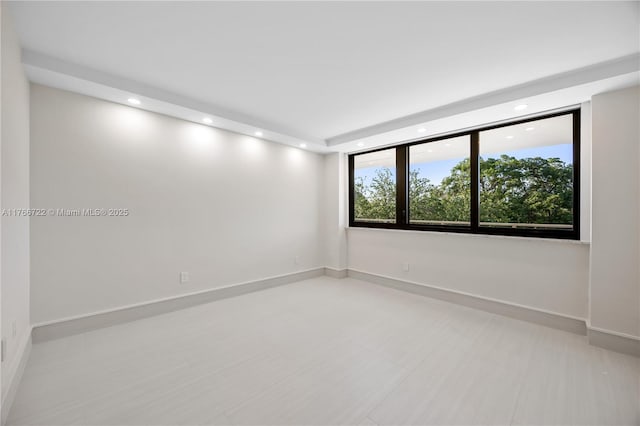 700 Coral Way Unit 2, Coral Gables, FL 33134 - spare room with recessed lighting and baseboards