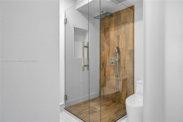 700 Coral Way Unit 2, Coral Gables, FL 33134 - bathroom featuring a shower stall and toilet