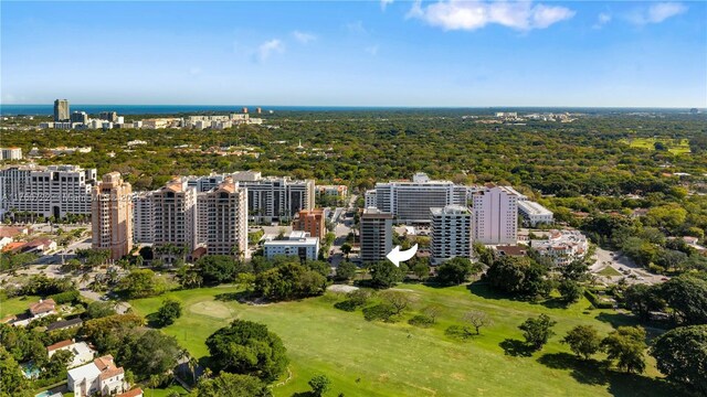 700 Coral Way Unit 2, Coral Gables, FL 33134 - bird's eye view of a golf course