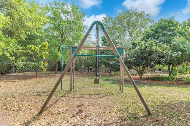 view of jungle gym