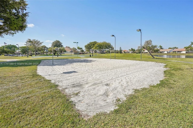 5081 SW 154th Pl, Miami, FL 33185 - view of property's community with volleyball court and a yard