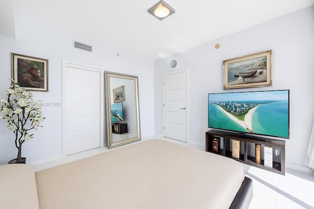 900 Biscayne Blvd Unit 4504, Miami, FL 33132 - bedroom with tile patterned floors and baseboards