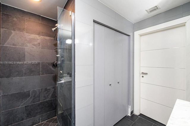 900 Biscayne Blvd Unit 4504, Miami, FL 33132 - full bath featuring a stall shower and tile patterned flooring