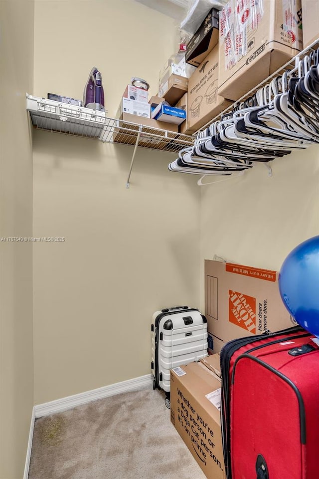 983 SW 143rd Ave Unit 1403, Pembroke Pines, FL 33027 - spacious closet with carpet flooring