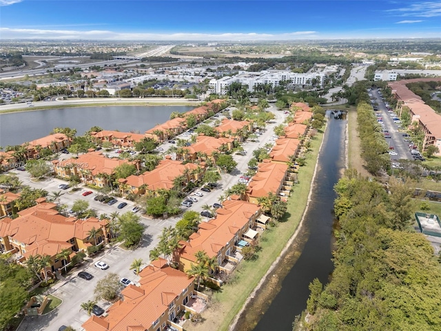 983 SW 143rd Ave Unit 1403, Pembroke Pines, FL 33027 - aerial perspective of suburban area featuring a nearby body of water