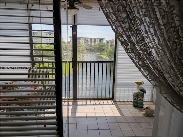 2334 S Cypress Bend Dr Unit 602, Pompano Beach, FL 33069 - view of patio featuring a water view