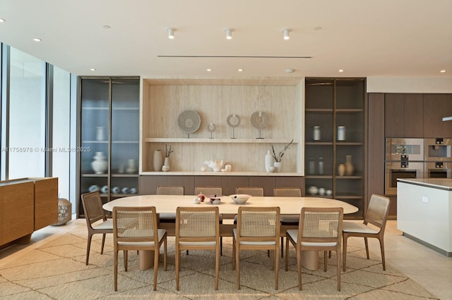 view of dining space