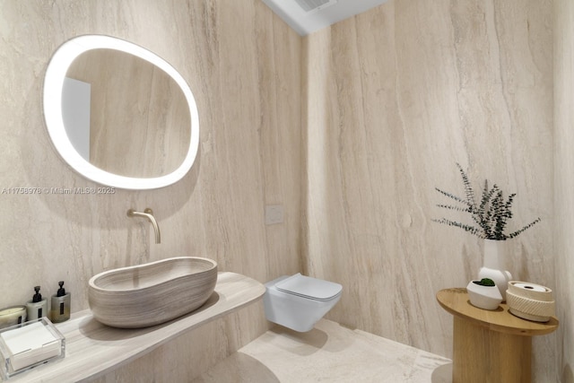 bathroom featuring toilet