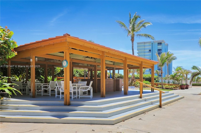 10410 S Ocean Dr Unit 504, Jensen Beach, FL 34957 - view of home's community featuring a gazebo