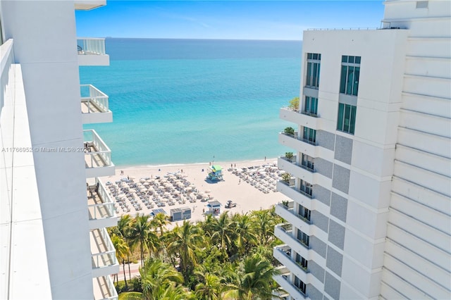 4391 Collins Ave Unit 1618, Miami Beach, FL 33140 - view of water feature with a view of the beach