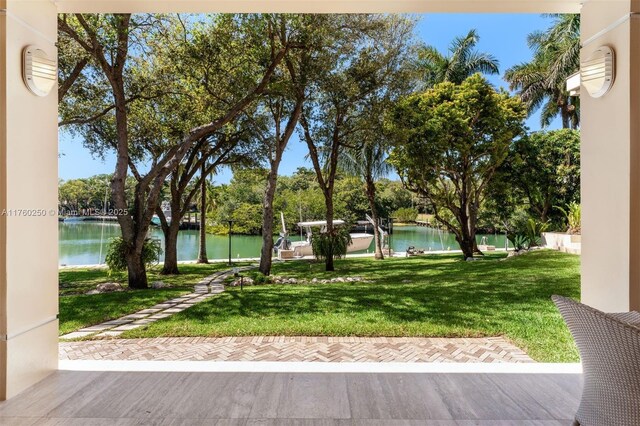 665 Leucadendra Dr, Coral Gables, FL 33156 - exterior space featuring a water view