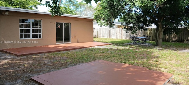 6464 Johnson St, Hollywood, FL 33024 - view of yard with a patio and fence