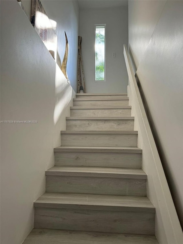 view of stairs