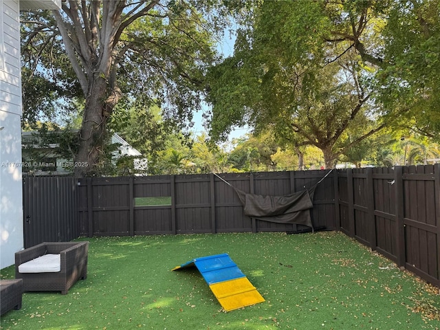 exterior space featuring fence