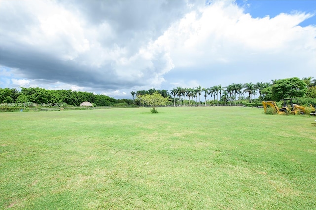 view of yard