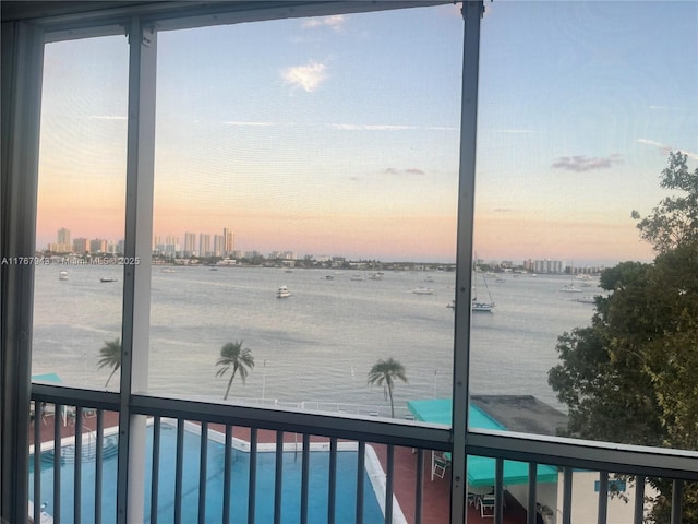 2910 Point E Dr Unit M414, Aventura, FL 33160 - water view with nearby urban area