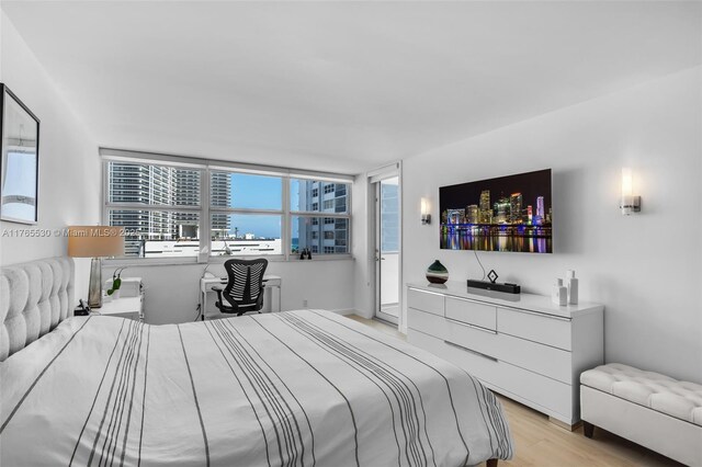 1904 S Ocean Dr Unit 801, Hallandale Beach, FL 33009 - bedroom with light wood finished floors