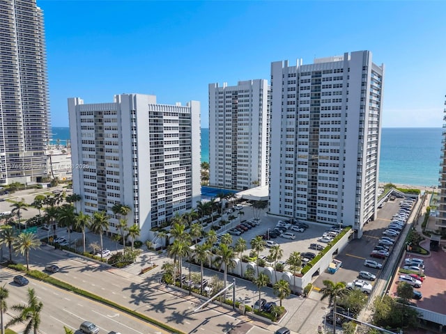 1904 S Ocean Dr Unit 801, Hallandale Beach, FL 33009 - view of building exterior with a water view and a city view