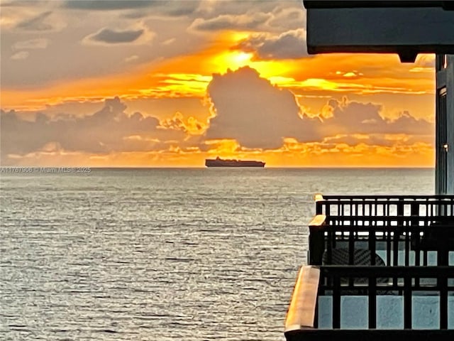 531 N Ocean Blvd Unit 1003, Pompano Beach, FL 33062 - dock area featuring a water view