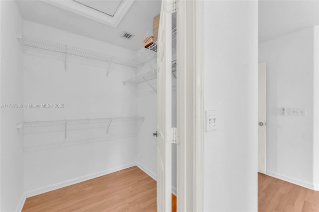 16831 SW 6th St, Pembroke Pines, FL 33027 - spacious closet featuring light wood finished floors