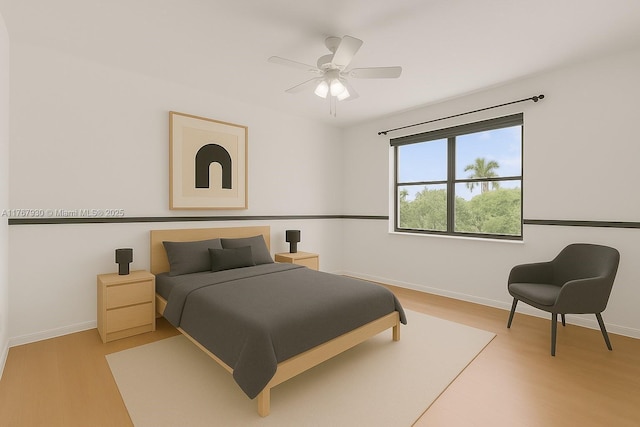 16831 SW 6th St, Pembroke Pines, FL 33027 - bedroom featuring baseboards and wood finished floors