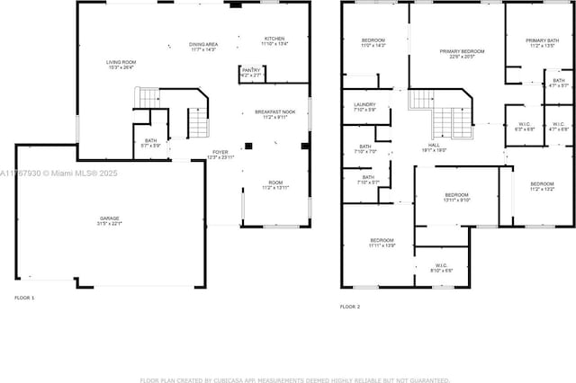 16831 SW 6th St, Pembroke Pines, FL 33027 - property floor plan