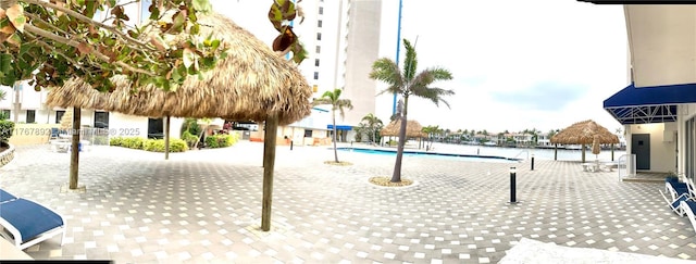 view of community pool