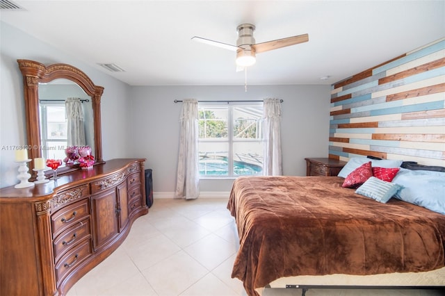 3705 NE 15th Ave, Cape Coral, FL 33909 - bedroom featuring an accent wall, multiple windows, and visible vents