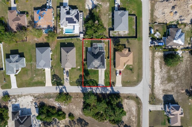 3705 NE 15th Ave, Cape Coral, FL 33909 - birds eye view of property featuring a residential view