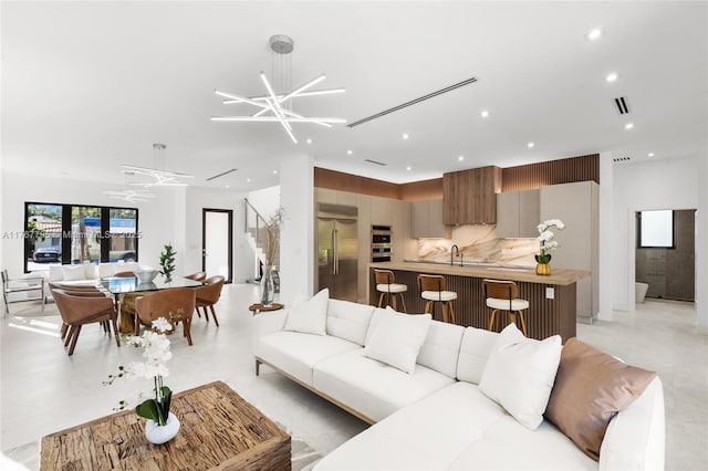 2523 Red Rd, Coral Gables, FL 33134 - living area with recessed lighting