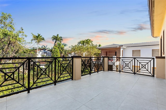 2523 Red Rd, Coral Gables, FL 33134 - view of balcony at dusk