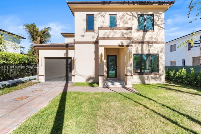 2523 Red Rd, Coral Gables, FL 33134 - view of front of property featuring stucco siding, a garage, and concrete driveway
