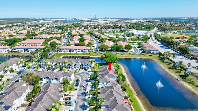 7807 NW 114th Pl, Doral, FL 33178 - aerial view featuring a residential view and a water view