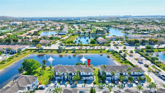 7807 NW 114th Pl, Doral, FL 33178 - birds eye view of property featuring a residential view and a water view
