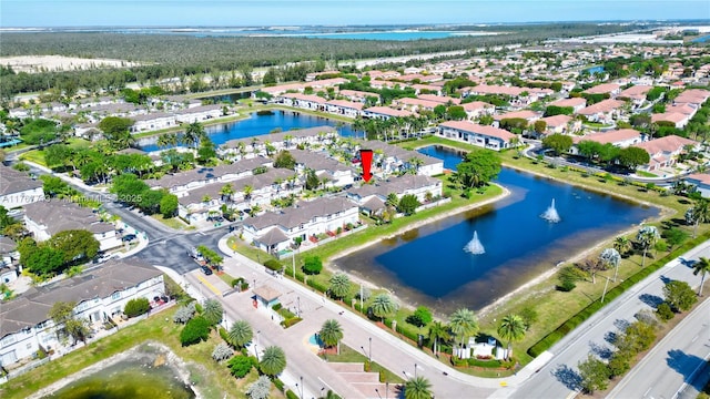 7807 NW 114th Pl, Doral, FL 33178 - bird's eye view featuring a residential view and a water view