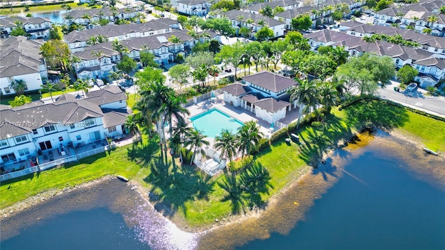 7807 NW 114th Pl, Doral, FL 33178 - aerial view featuring a residential view and a water view