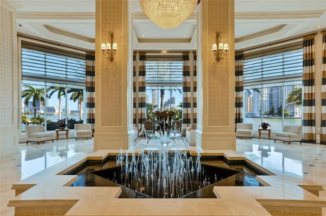 view of community lobby