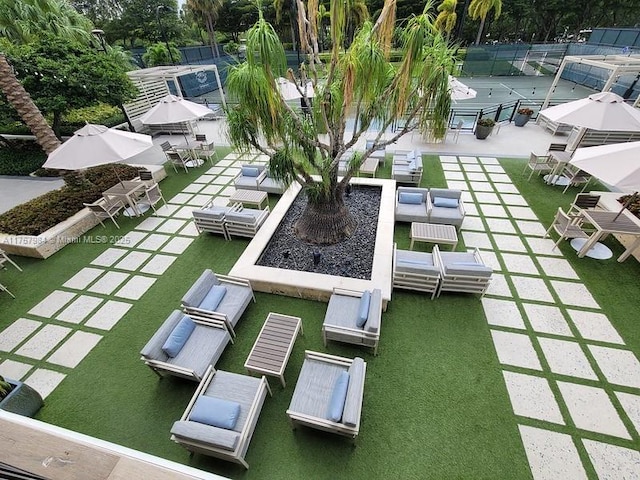 bird's eye view