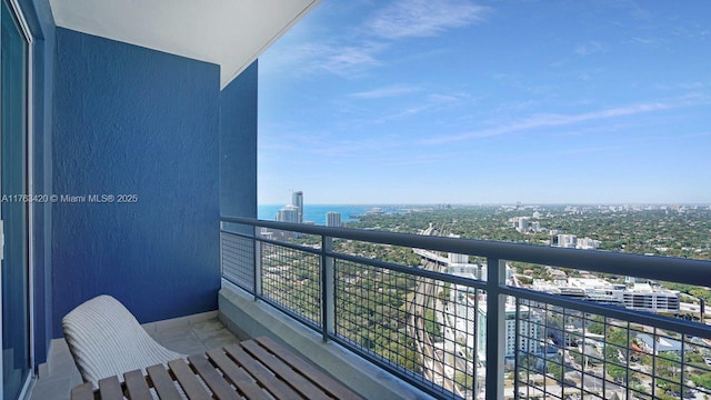 60 SW 13th St Unit 3820, Miami, FL 33130 - balcony with a city view