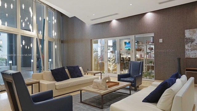 60 SW 13th St Unit 3820, Miami, FL 33130 - community lobby featuring a towering ceiling